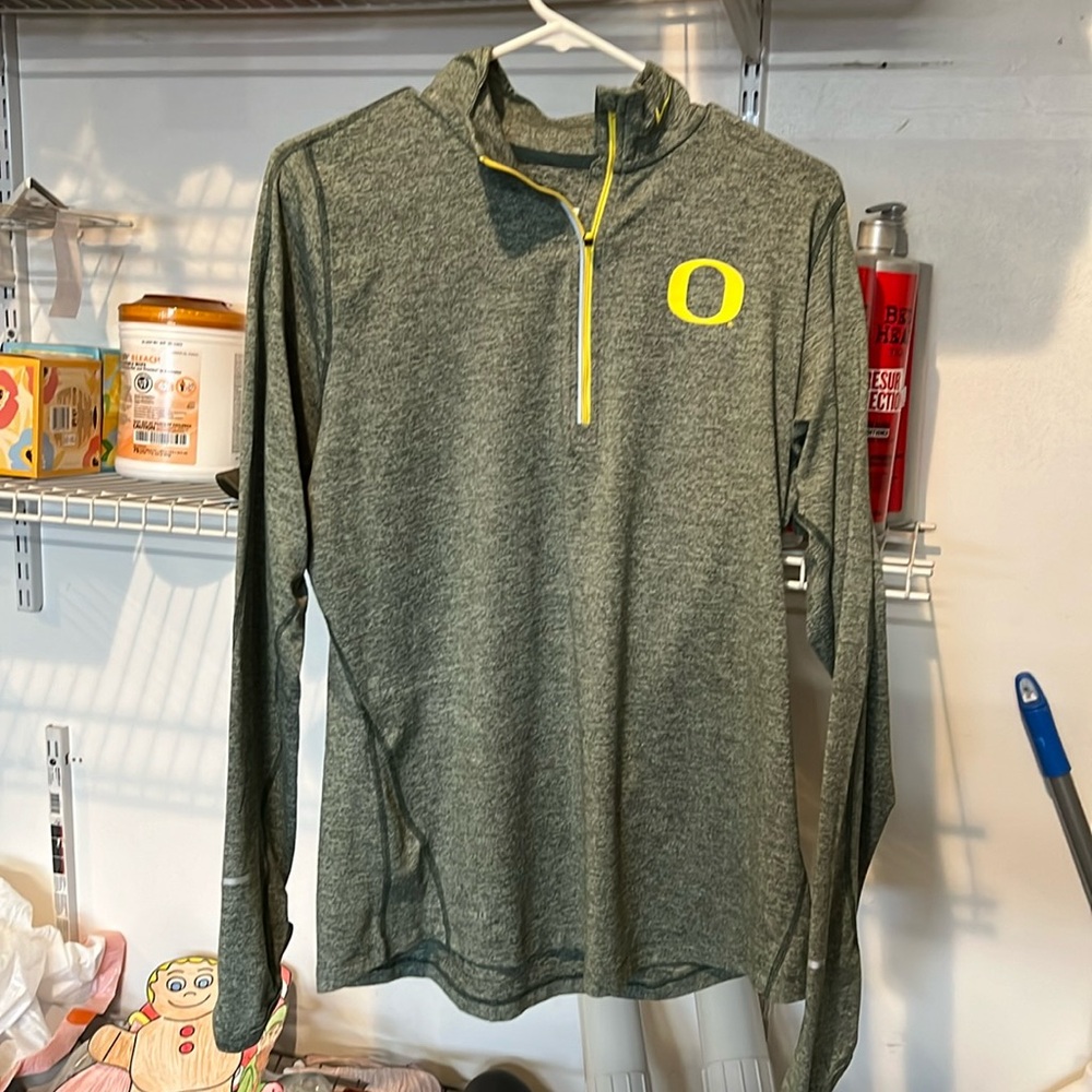 Nice Women’s Oregon Ducks 1/4 Zip Pullover, SZ: XL